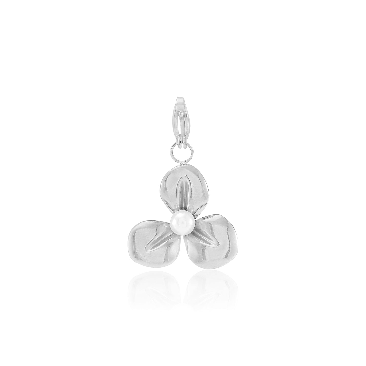 DYO fancy bloem groot zilver - Desieradenconcurrent.nl