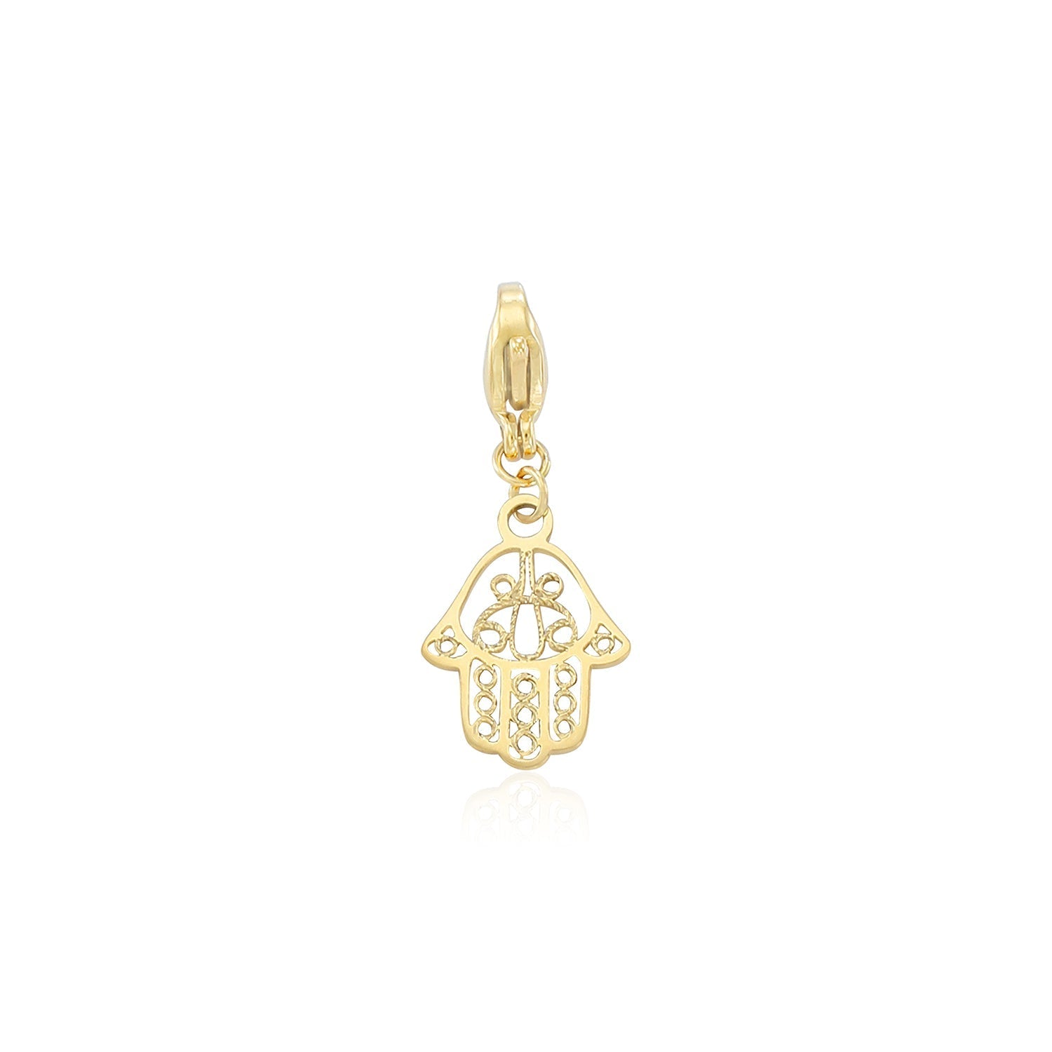 DYO Fatima's hand groot goud - Desieradenconcurrent.nl