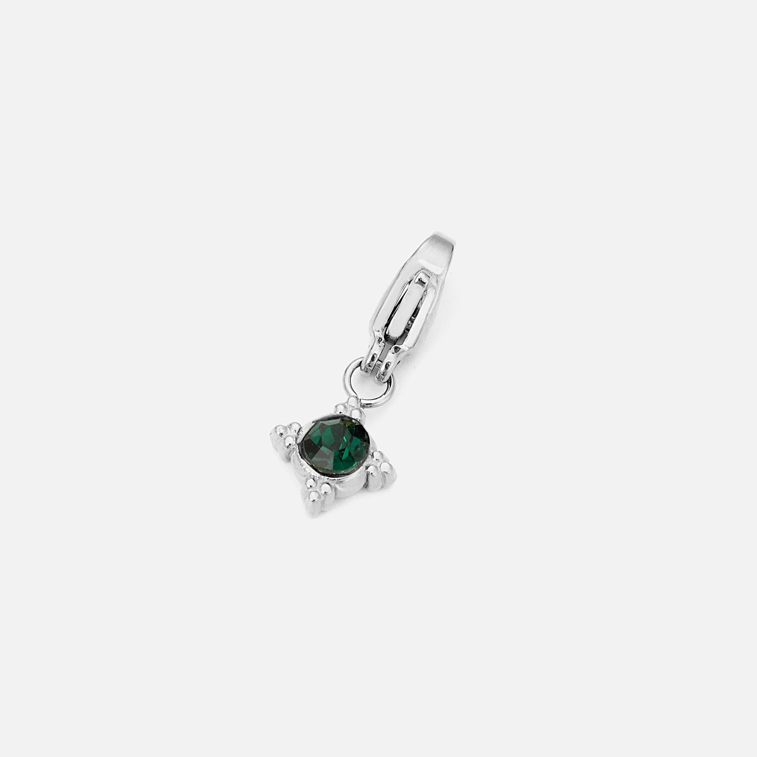 DYO Groen steentje zilver - Desieradenconcurrent.nl