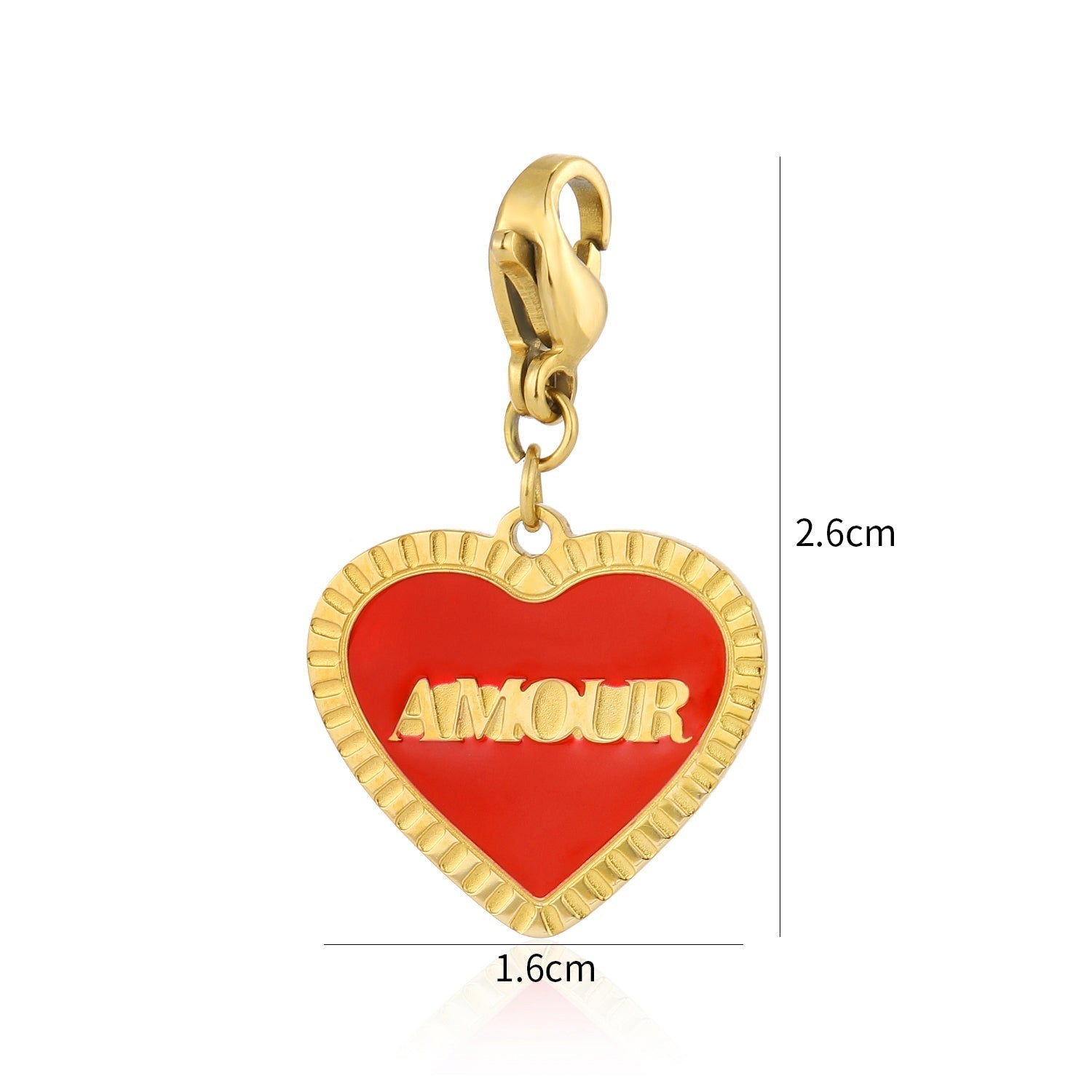 DYO hartje amour goud - Desieradenconcurrent.nl