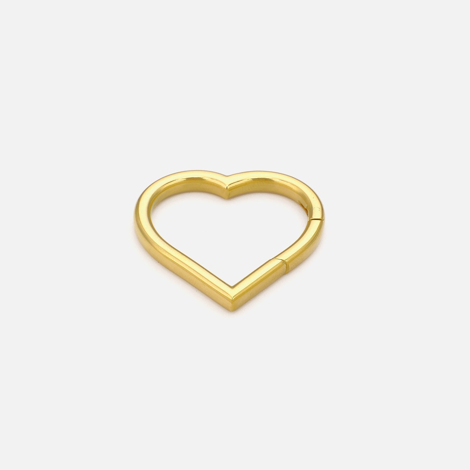 DYO Premium clip hart groot goud - Desieradenconcurrent.nl