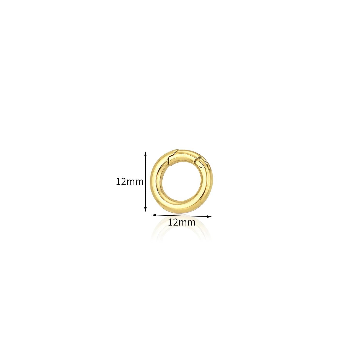 DYO Premium clip rond goud - Desieradenconcurrent.nl