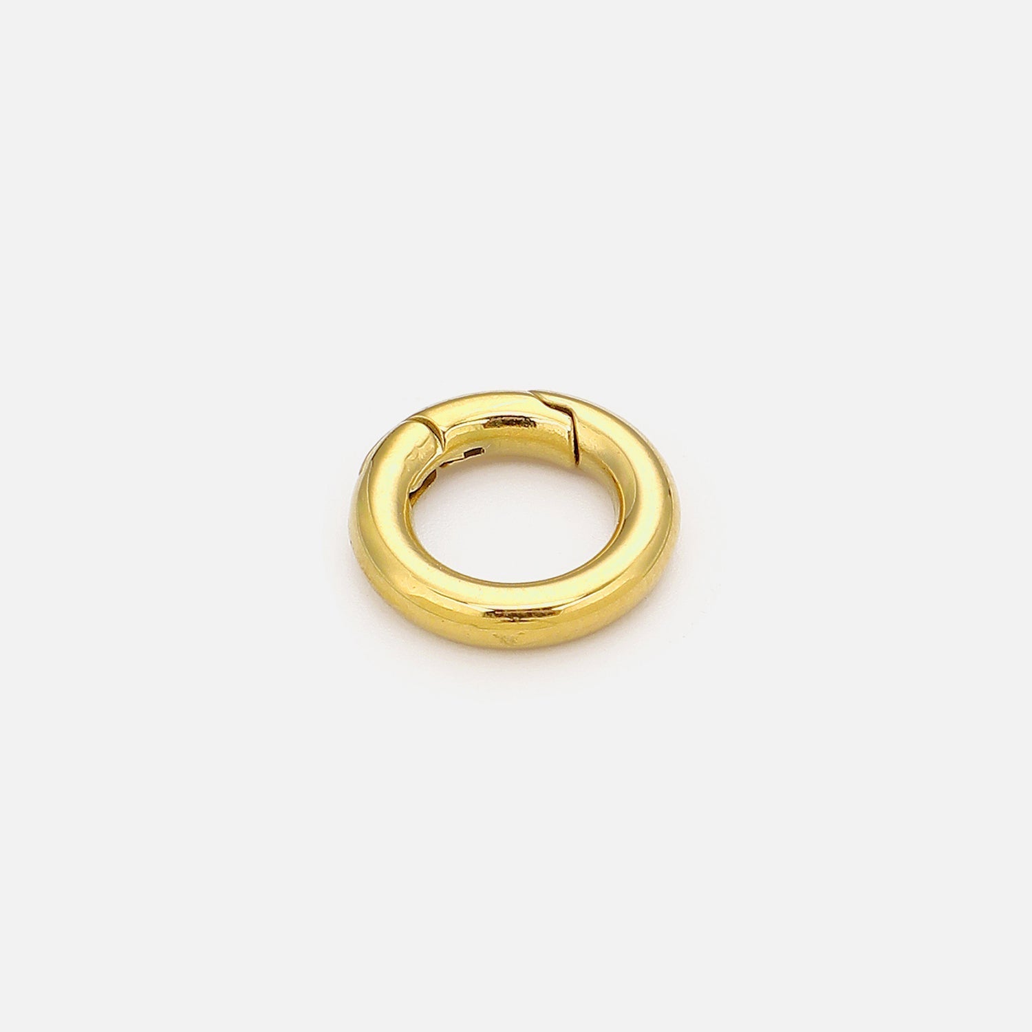 DYO Premium clip rond groot goud - Desieradenconcurrent.nl