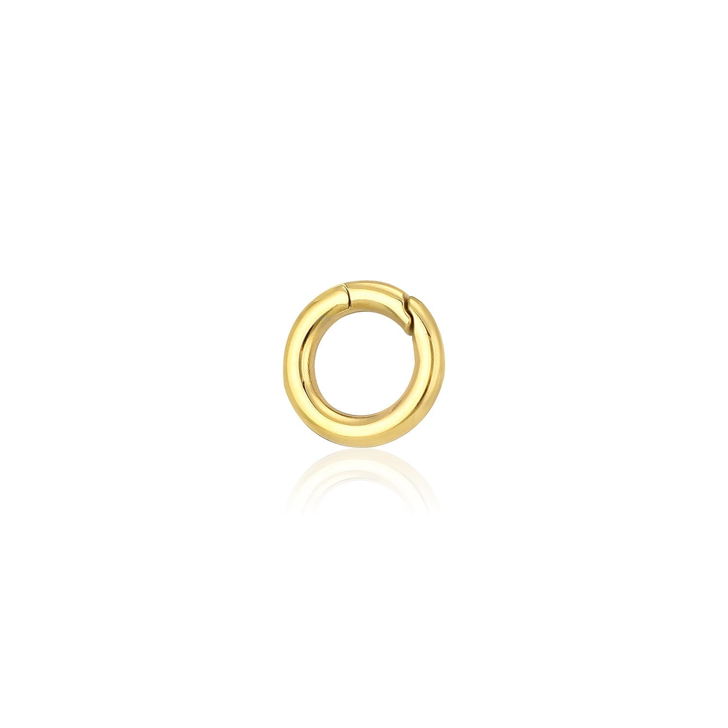 DYO Premium clip rond groot goud - Desieradenconcurrent.nl