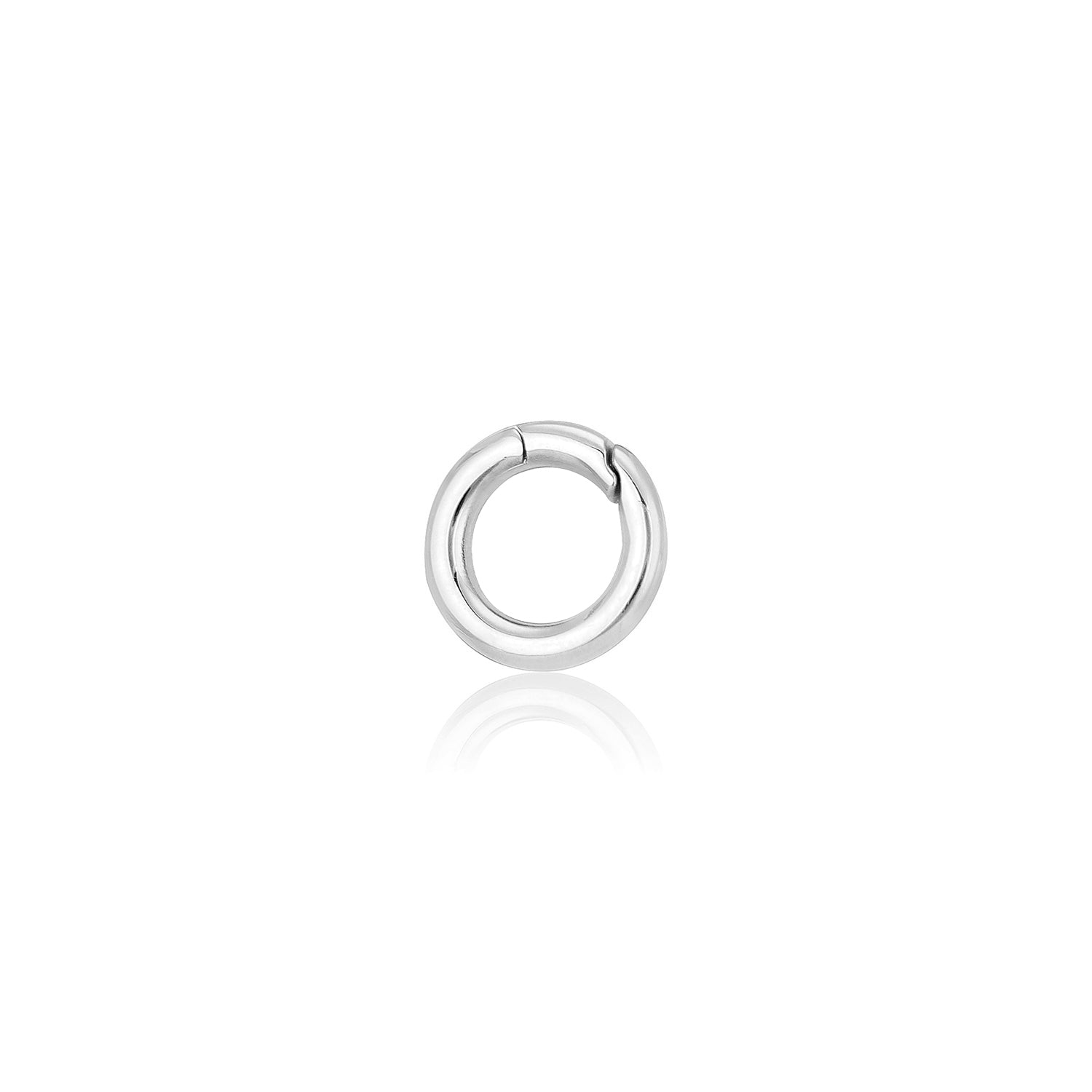 DYO Premium clip rond groot zilver - Desieradenconcurrent.nl