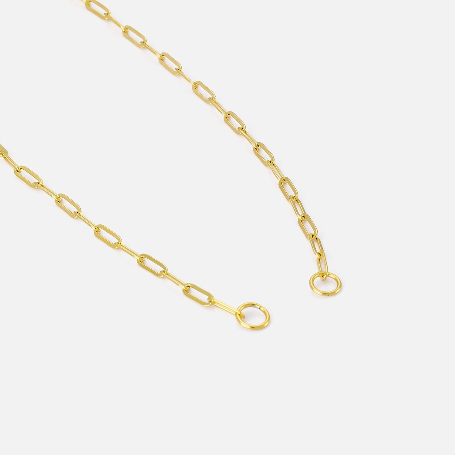 DYO premium paperclip ketting goud - Desieradenconcurrent.nl