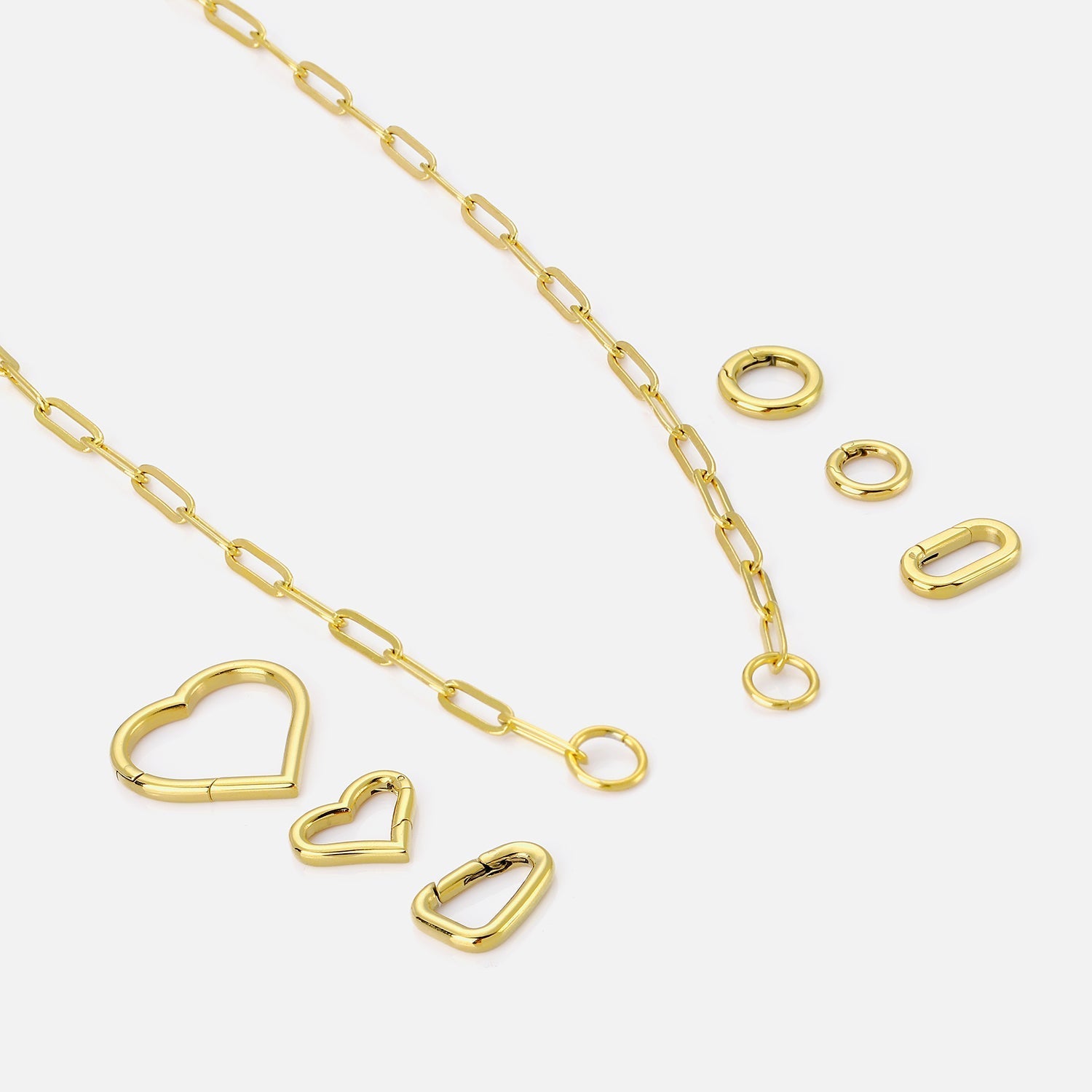DYO premium paperclip ketting goud - Desieradenconcurrent.nl