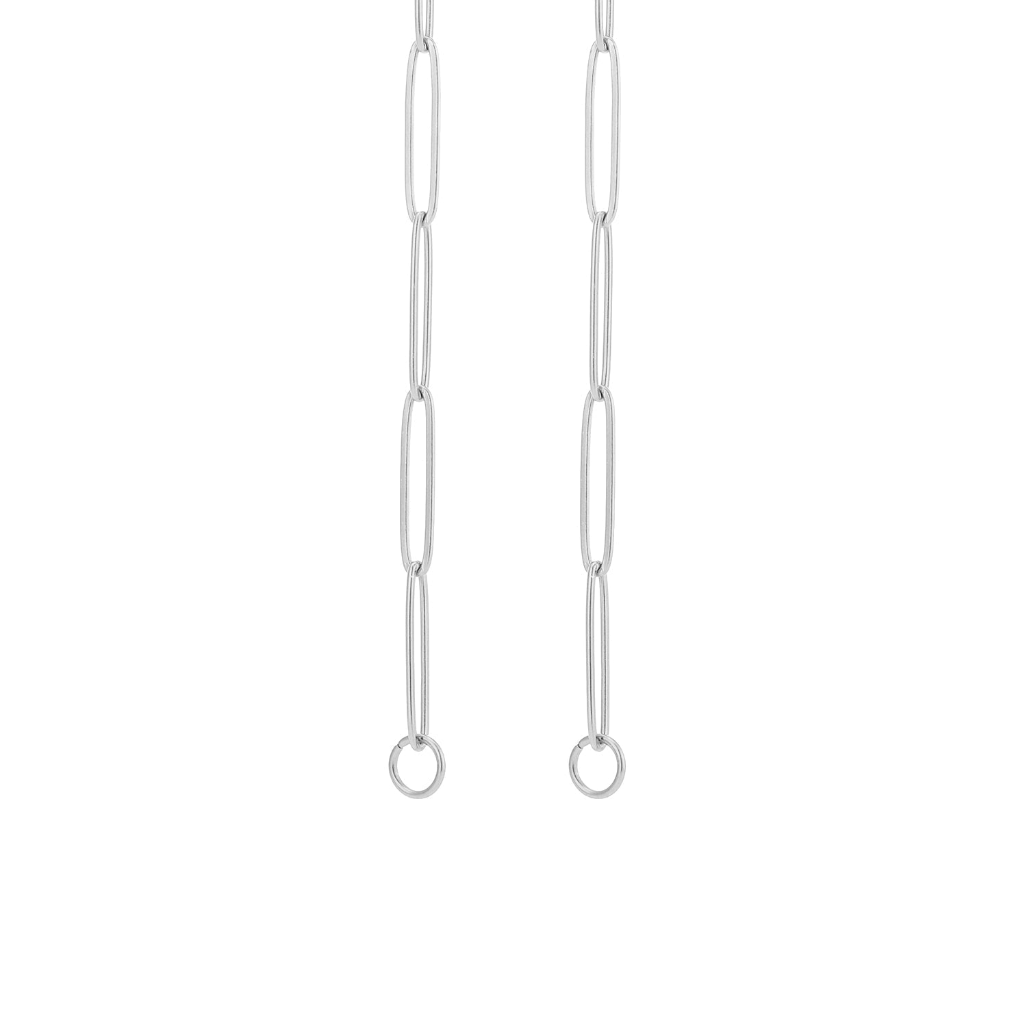 DYO premium paperclip ketting groot zilver - Desieradenconcurrent.nl