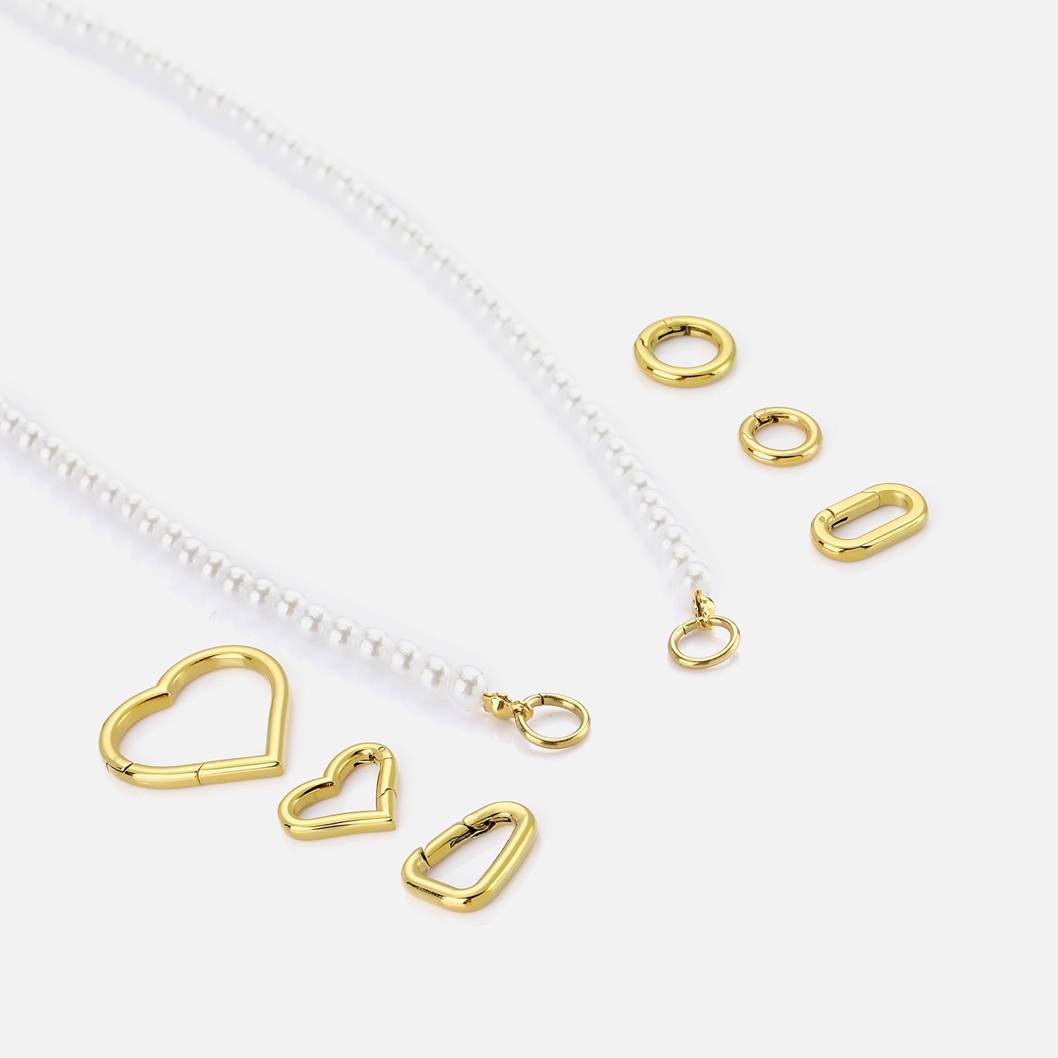 DYO premium parel ketting goud - Desieradenconcurrent.nl