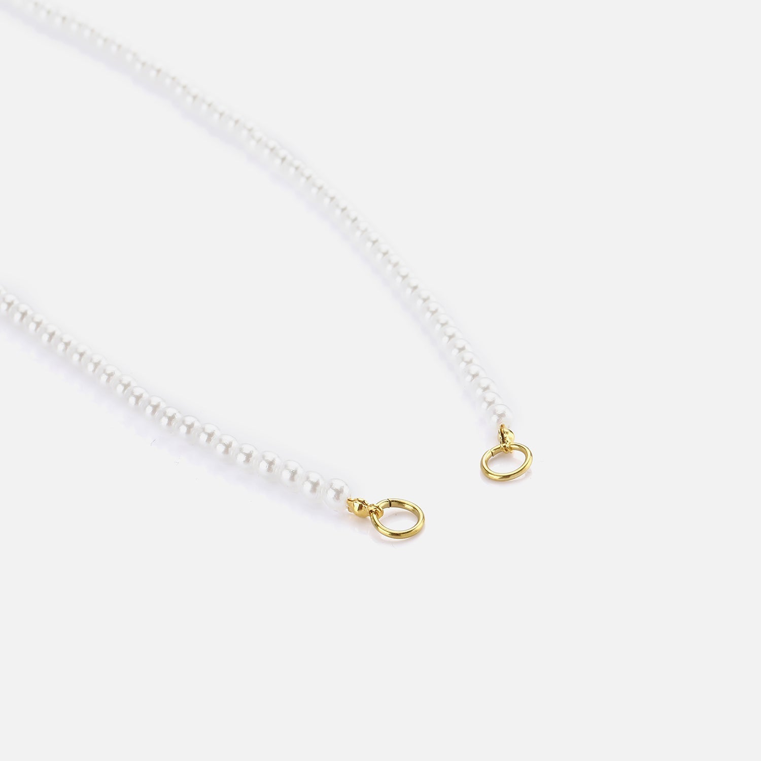 DYO premium parel ketting goud - Desieradenconcurrent.nl