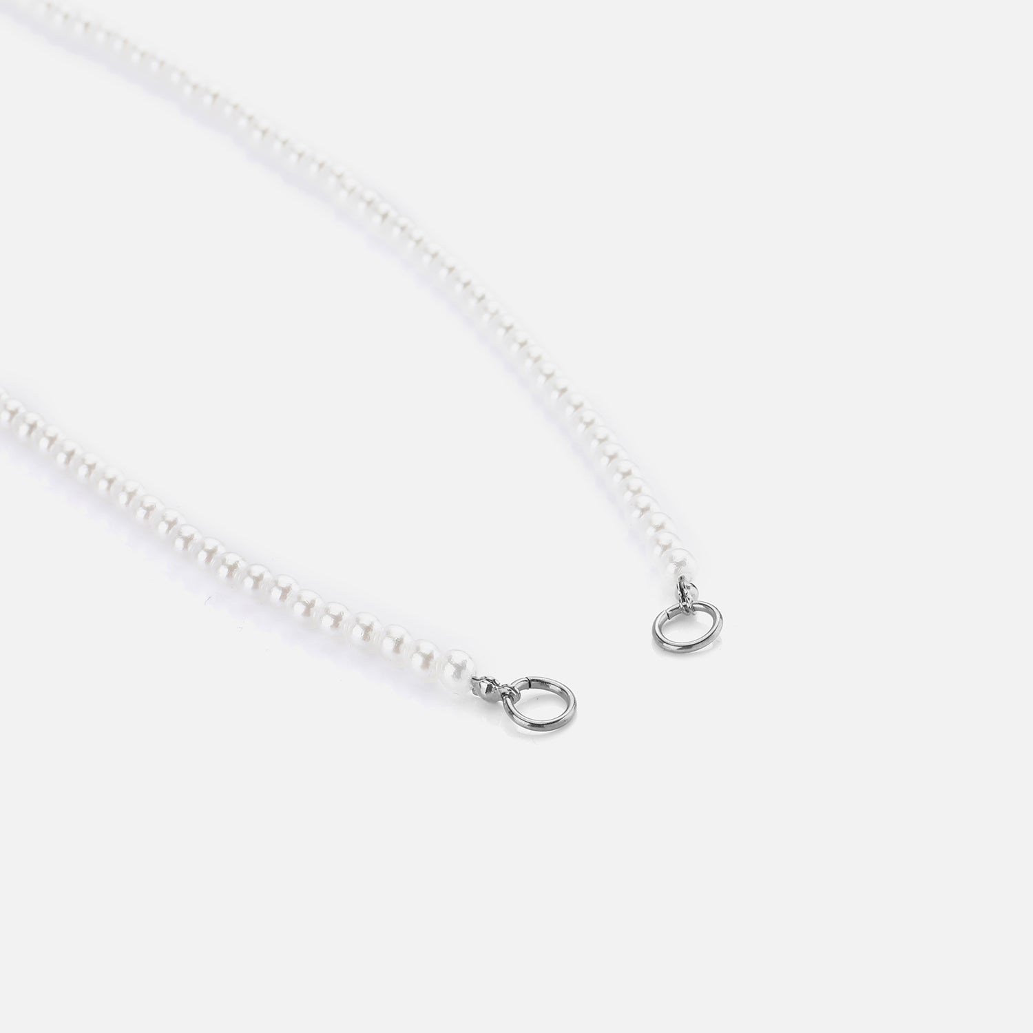 DYO premium parel ketting zilver - Desieradenconcurrent.nl