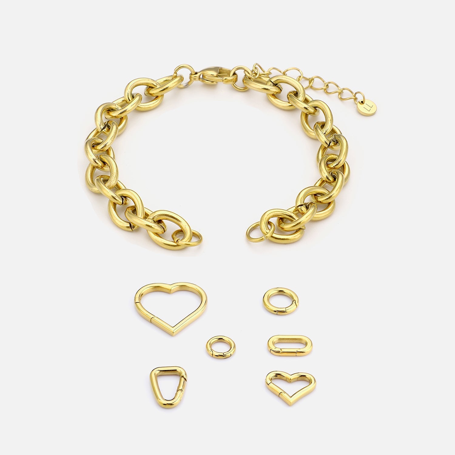 DYO Premium robuust armband goud - Desieradenconcurrent.nl
