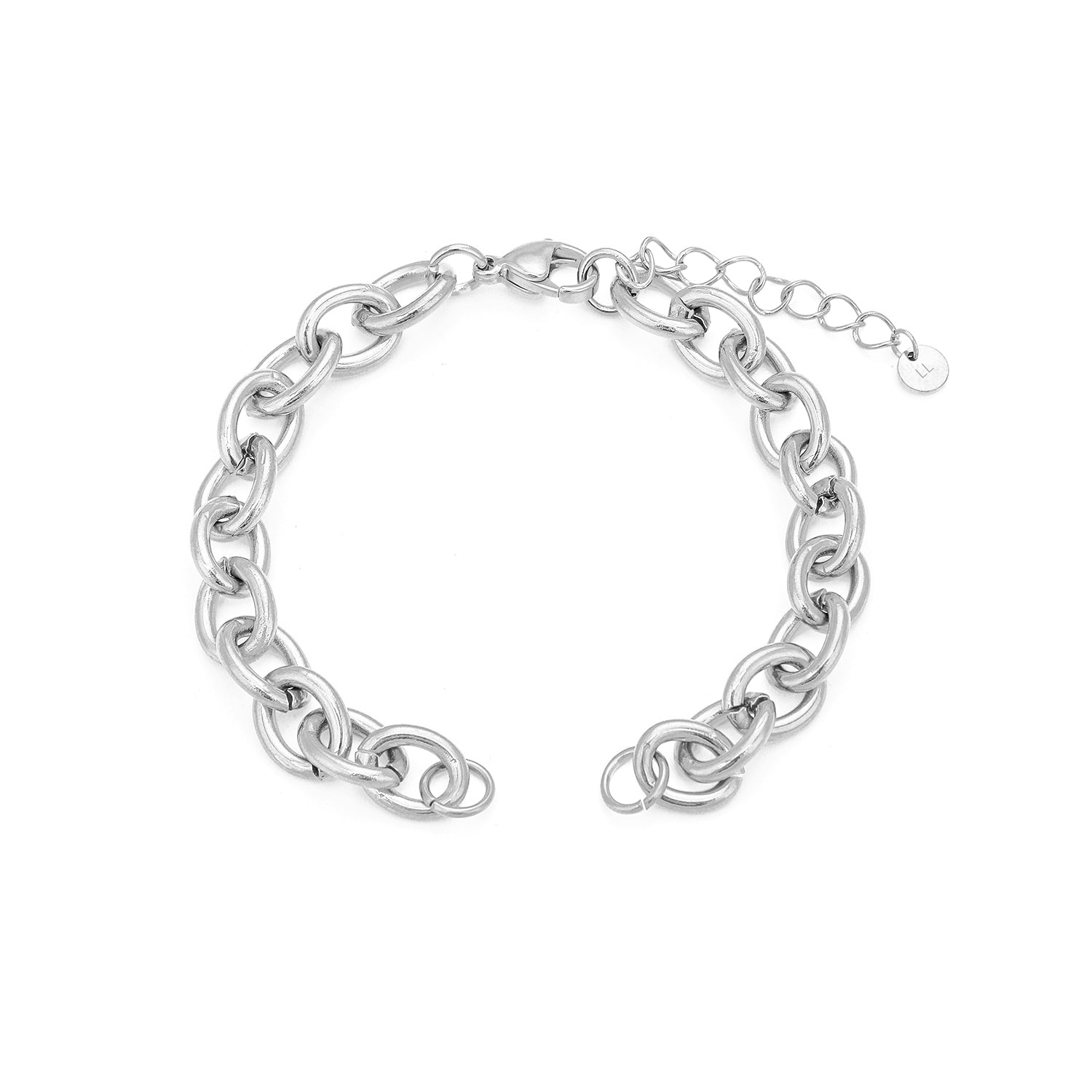 DYO Premium robuust armband zilver - Desieradenconcurrent.nl