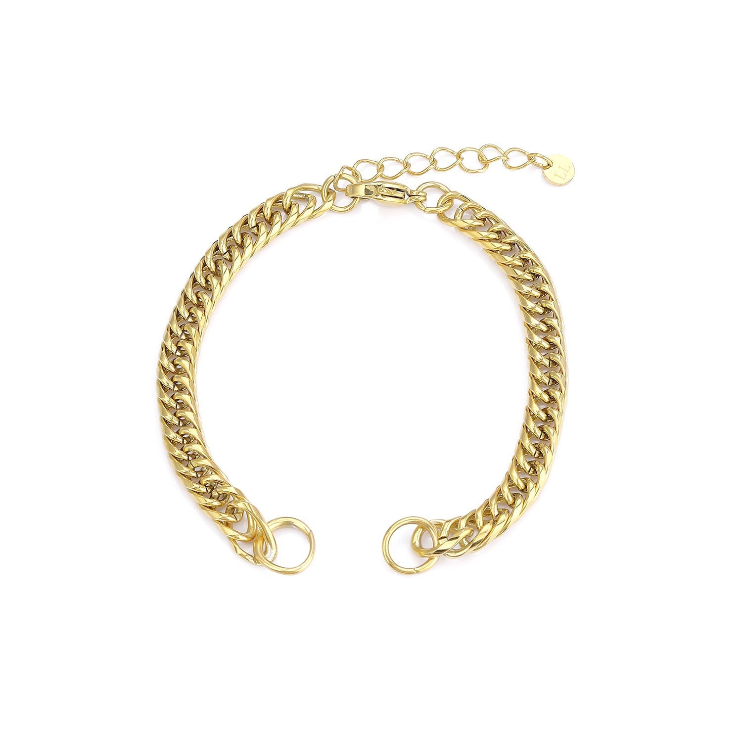 DYO Premium schakel armband goud - Desieradenconcurrent.nl