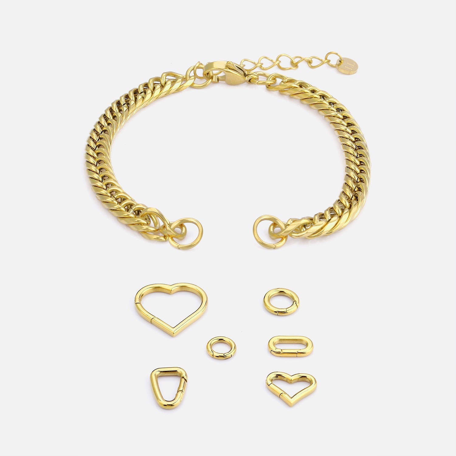 DYO Premium schakel armband goud - Desieradenconcurrent.nl
