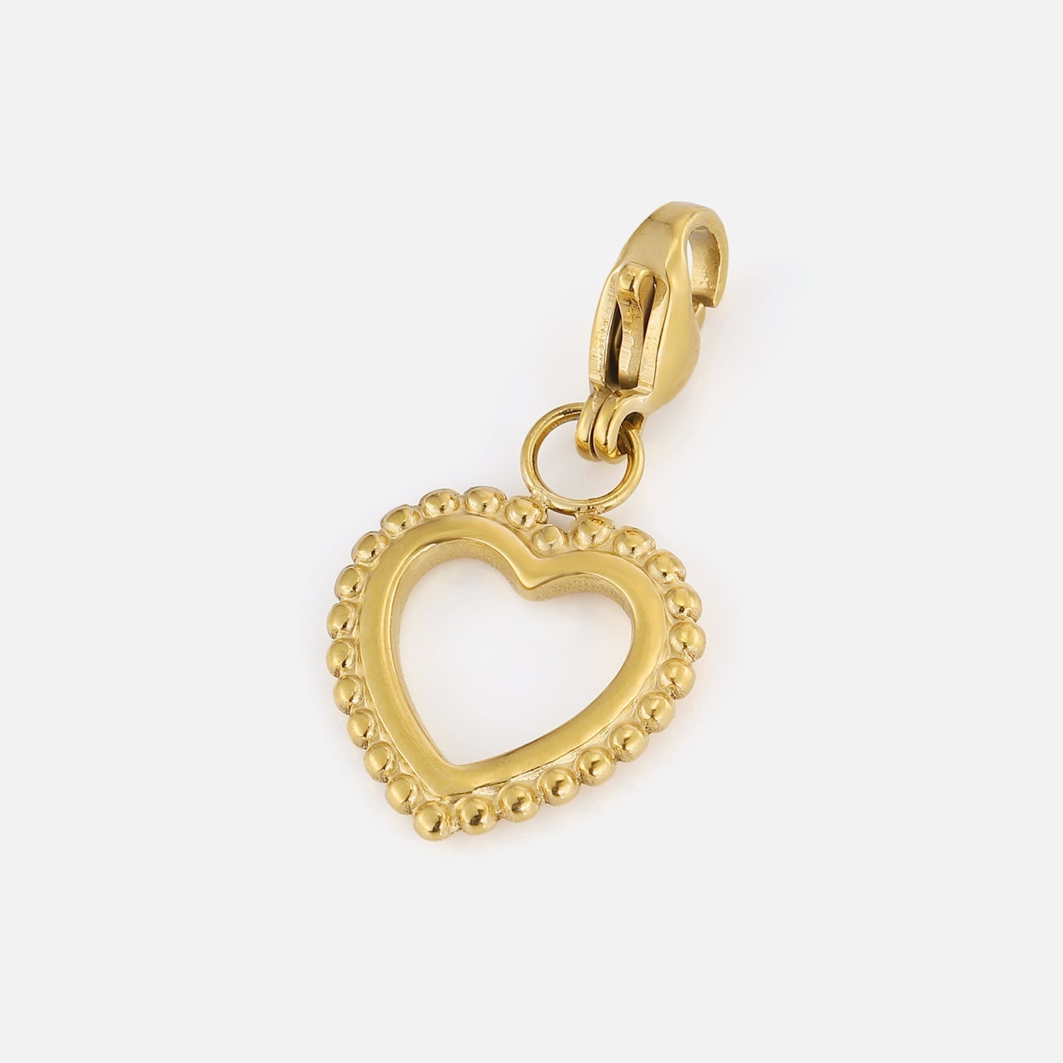 DYO ribbel hartje goud - Desieradenconcurrent.nl