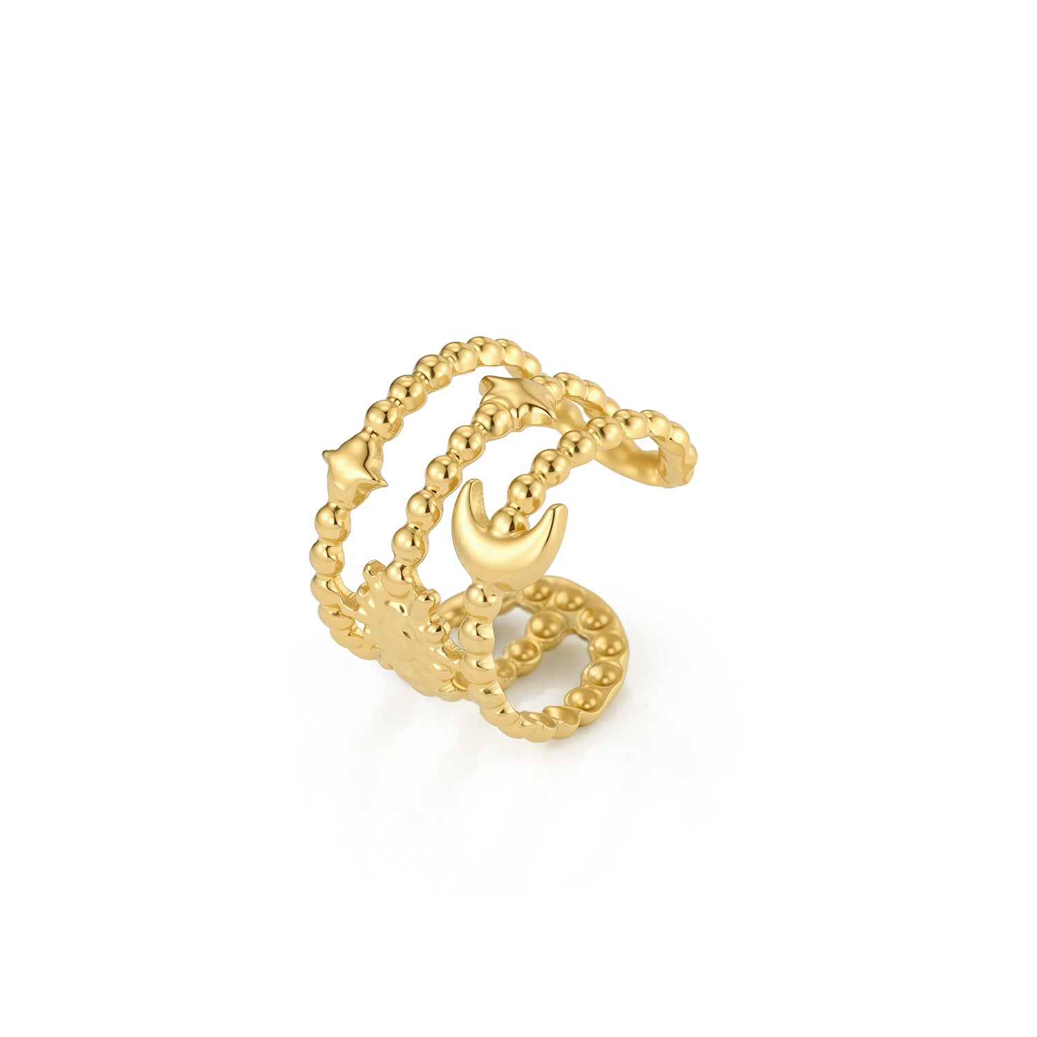Ear Cuff Cosmos goud - Desieradenconcurrent.nl
