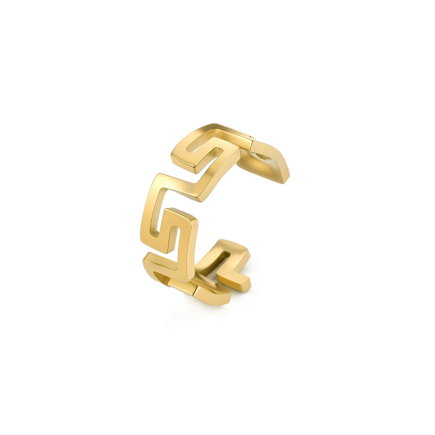 Ear cuff lux patroon goud - Desieradenconcurrent.nl