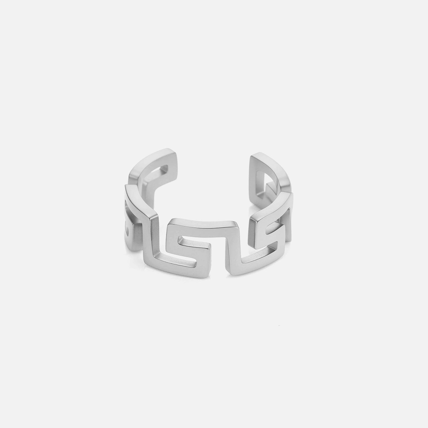 Ear cuff lux patroon zilver - Desieradenconcurrent.nl