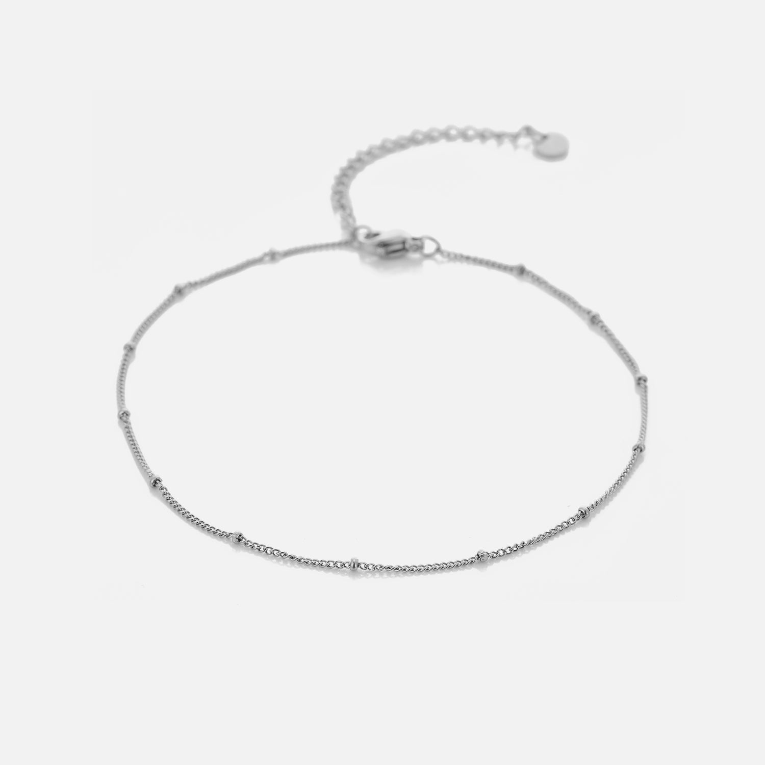 Enkelband balletjes zilver - Desieradenconcurrent.nl