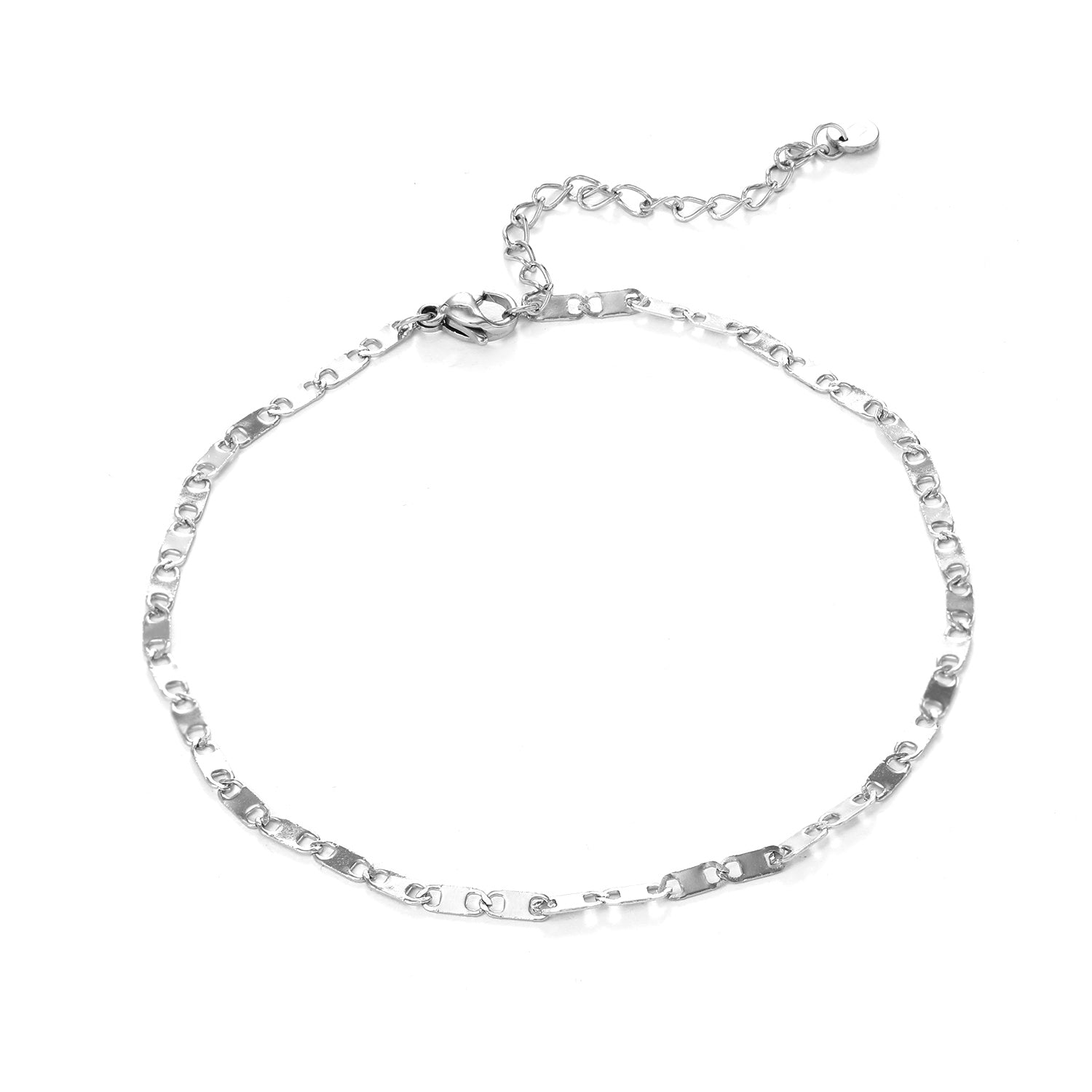 Enkelband classic - schakel zilver - Desieradenconcurrent.nl