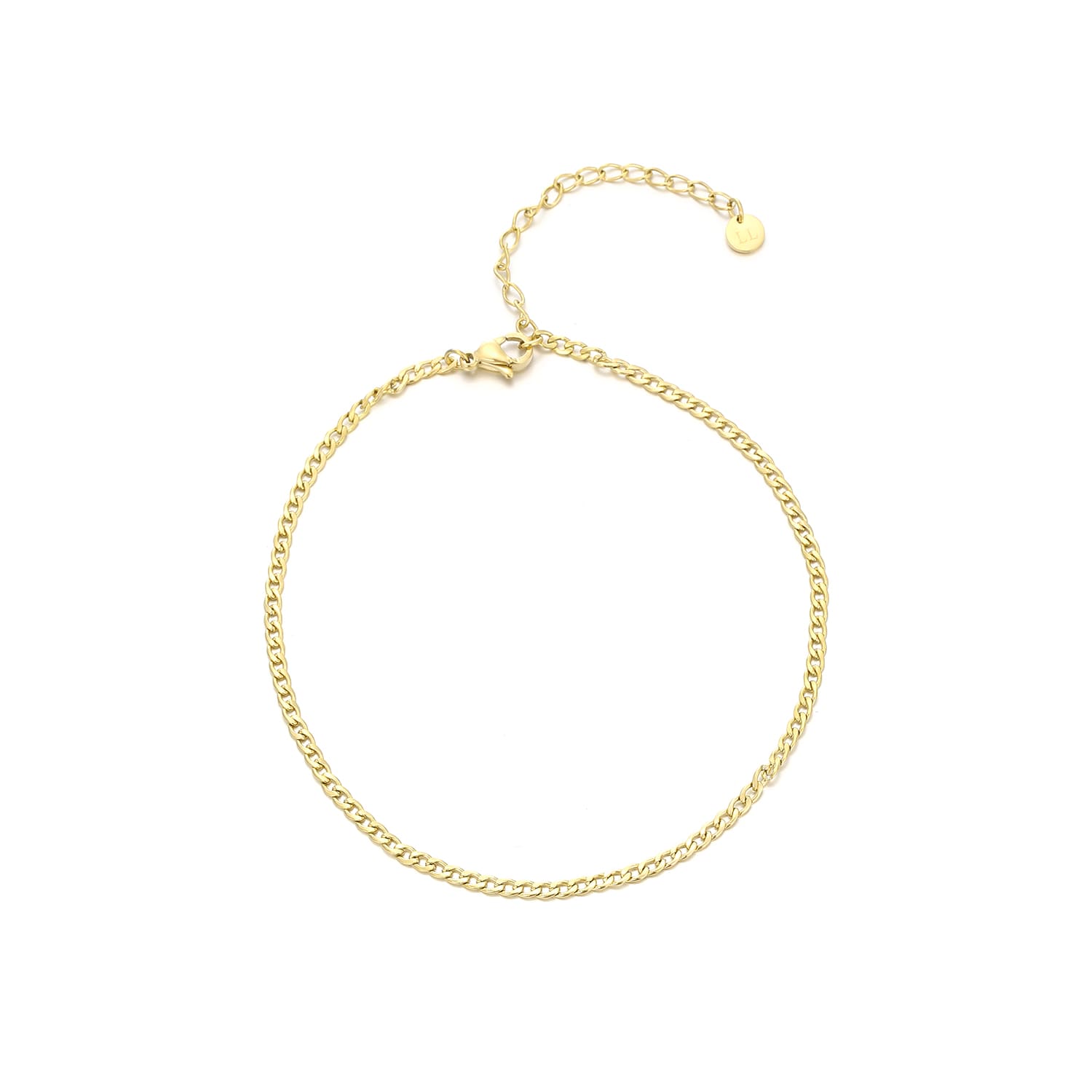 Enkelband cuban 2mm goud - Desieradenconcurrent.nl