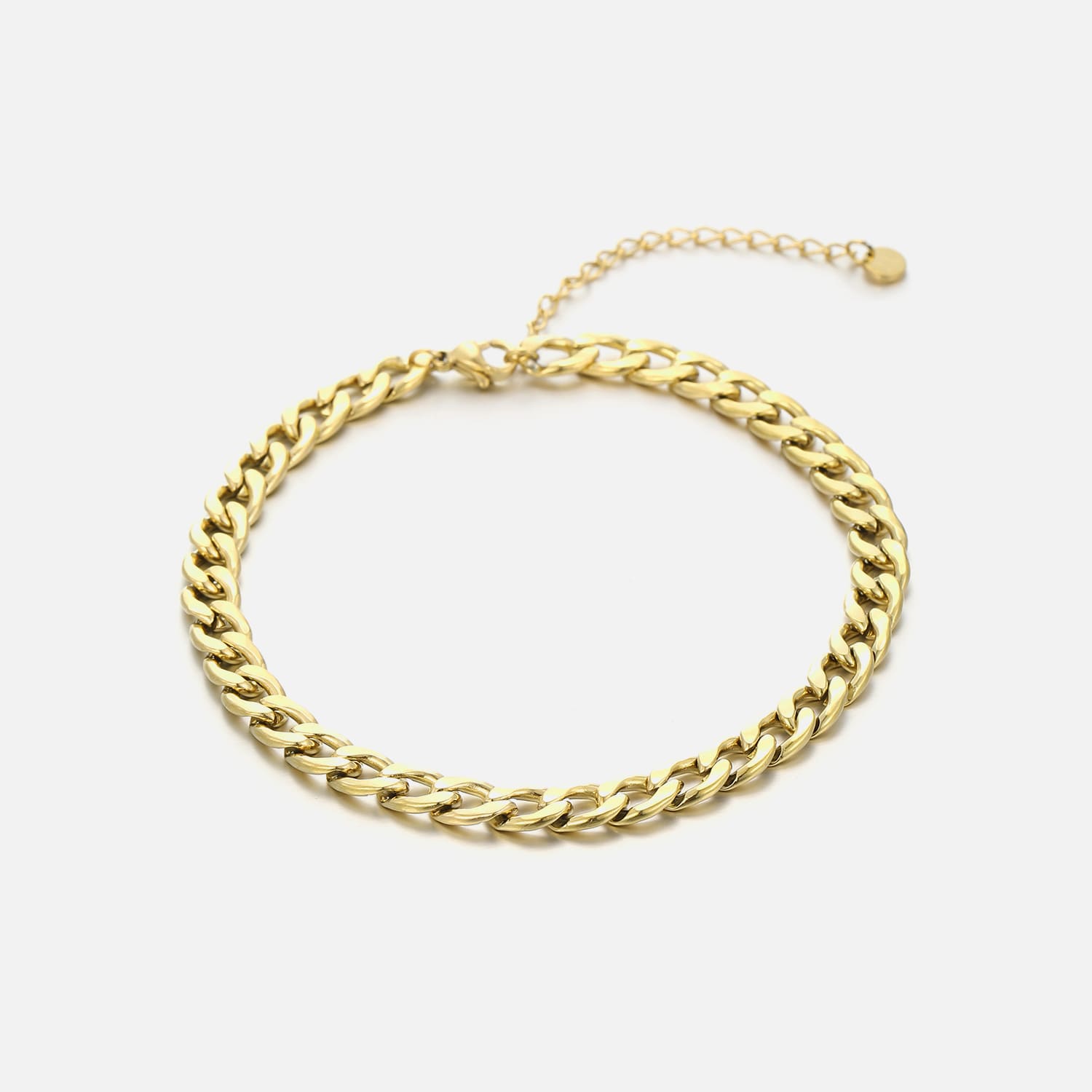 Enkelband cuban 6mm goud - Desieradenconcurrent.nl