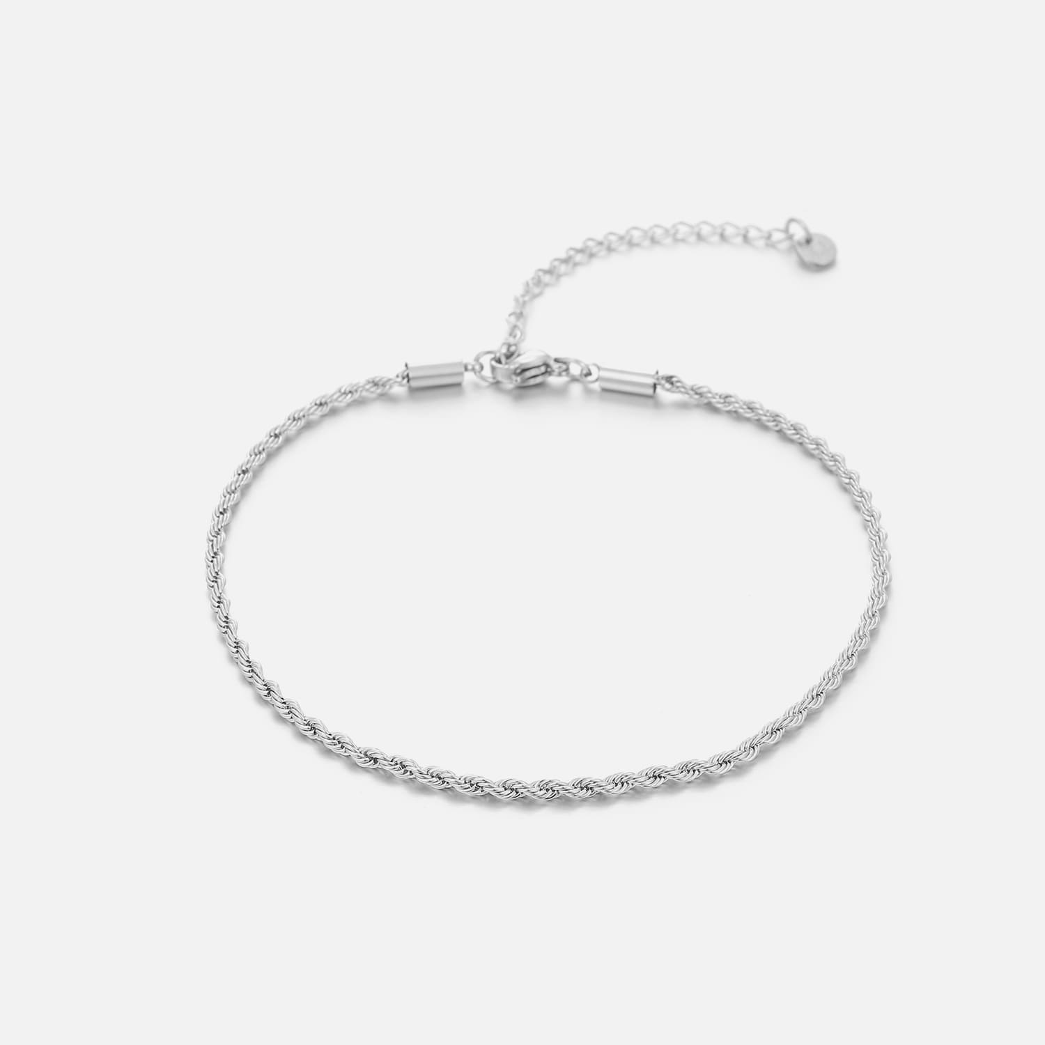 Enkelband gedraaid 2mm zilver - Desieradenconcurrent.nl