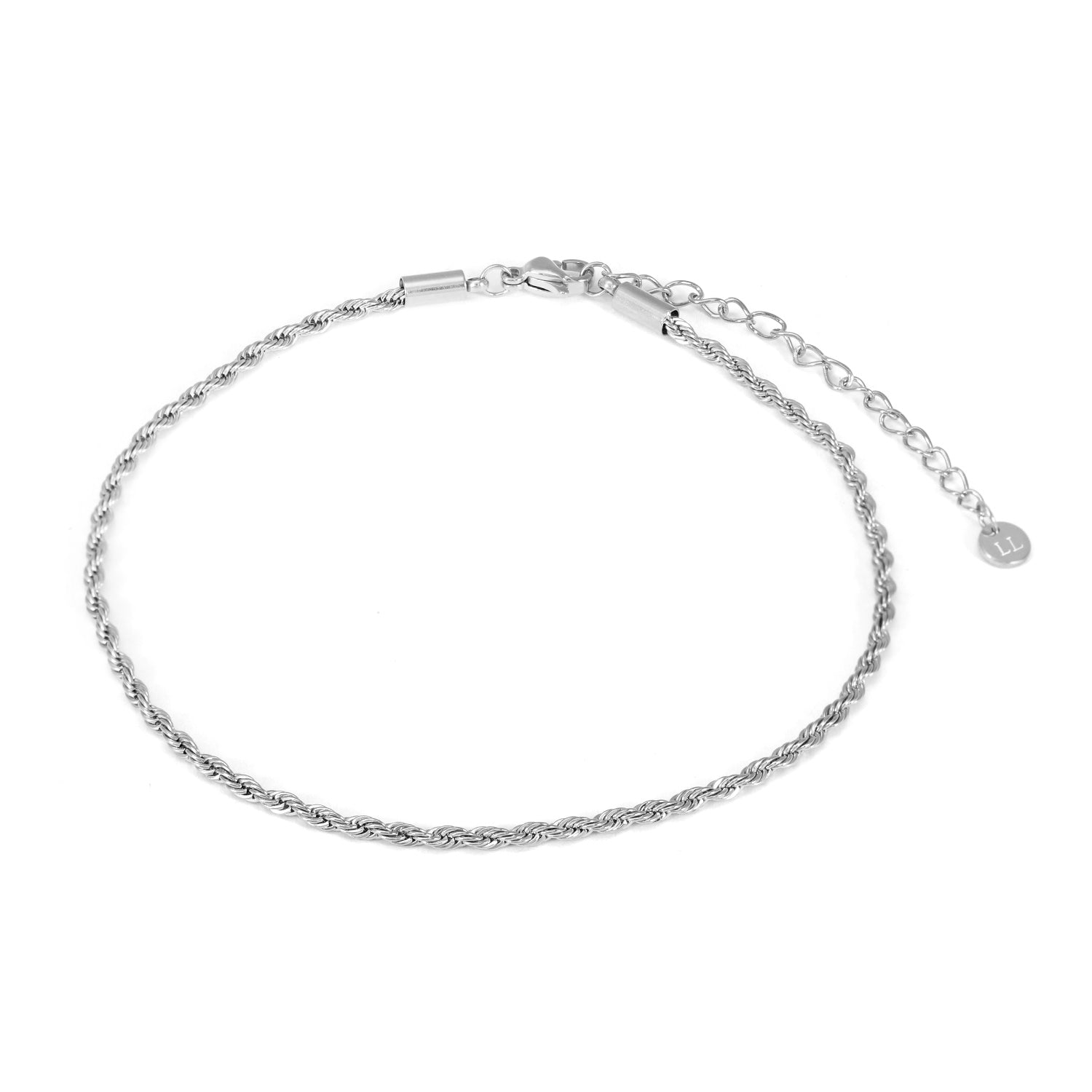 Enkelband gedraaid zilver - Desieradenconcurrent.nl