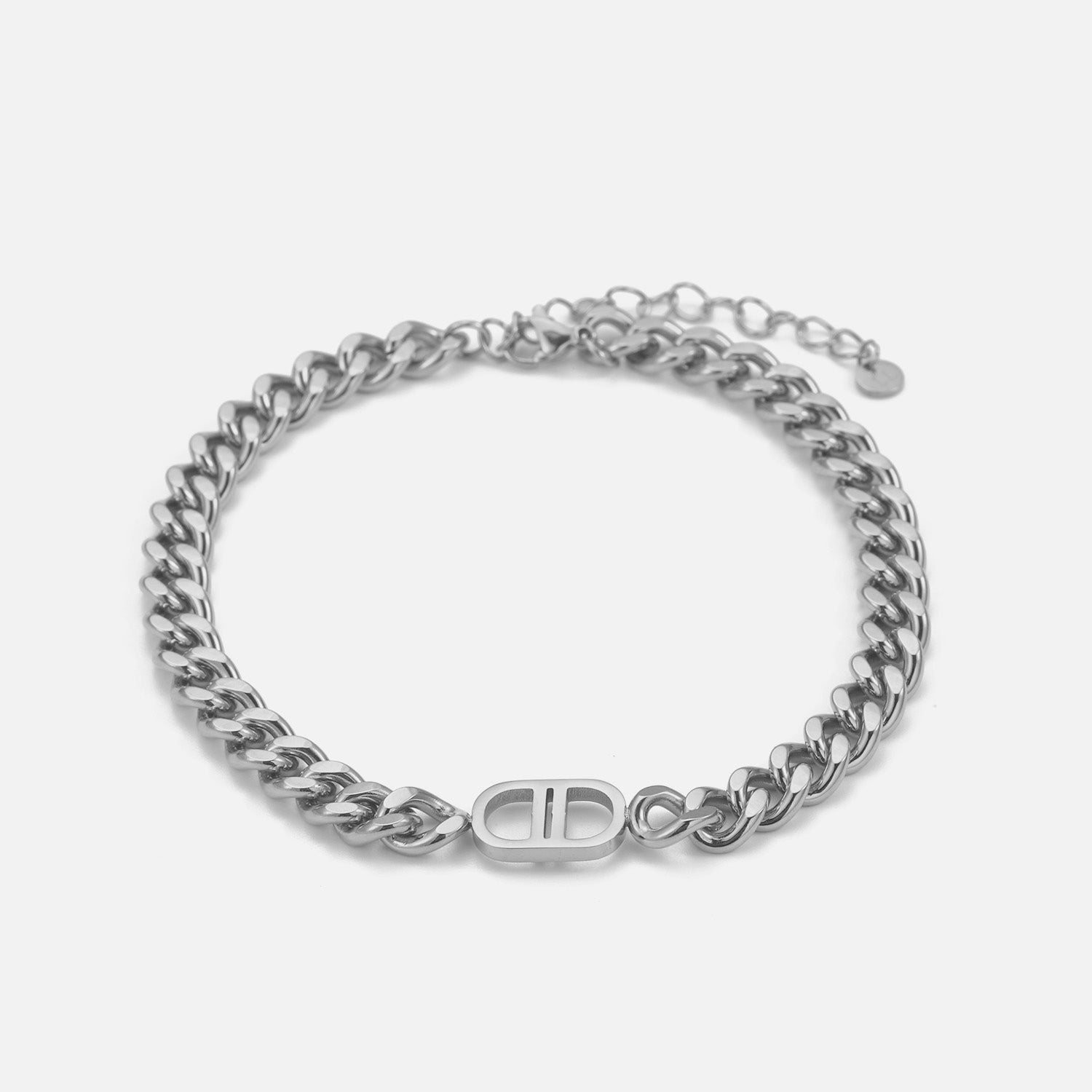 Enkelband goodlife zilver - Desieradenconcurrent.nl