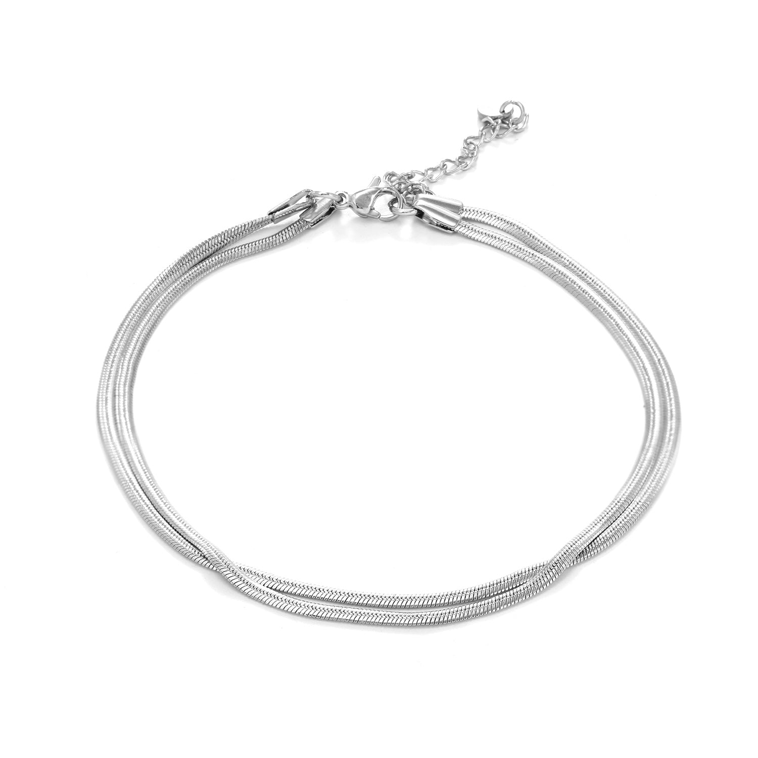 Enkelband tweelaags zilver - Desieradenconcurrent.nl