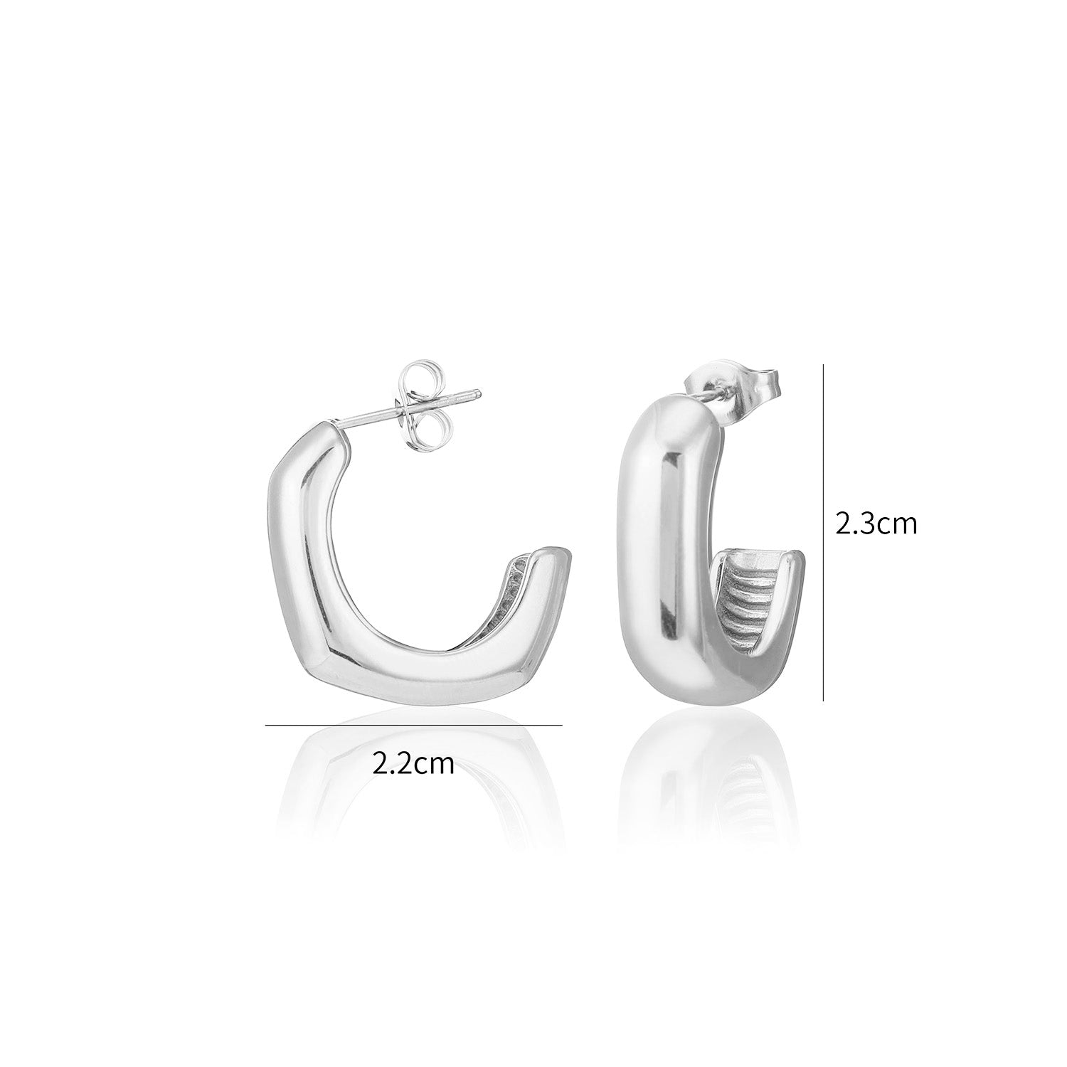 Hoop gehoekt zilver - Desieradenconcurrent.nl