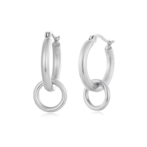 Hoops dubbel zilver - Desieradenconcurrent.nl