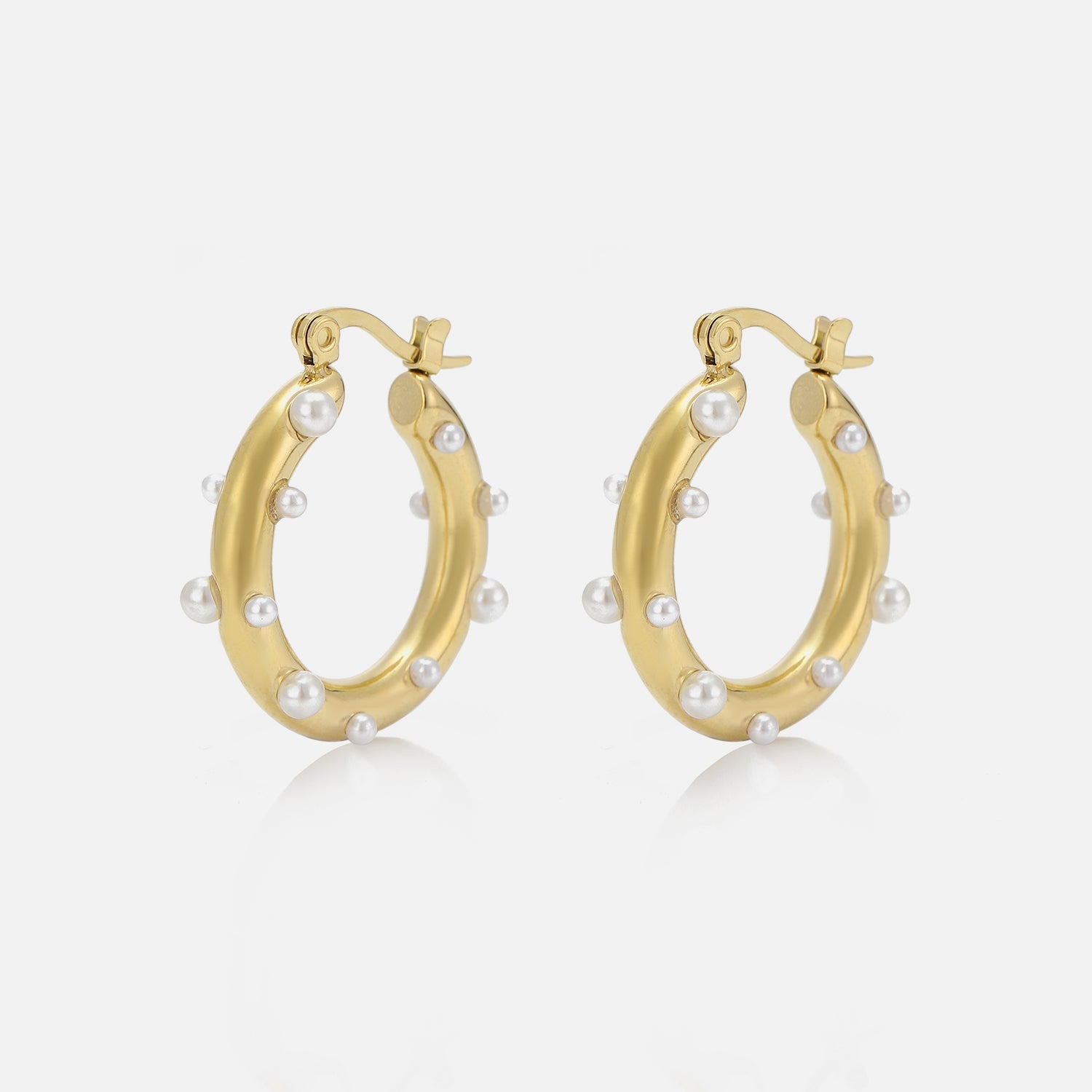 Hoops parels goud - Desieradenconcurrent.nl