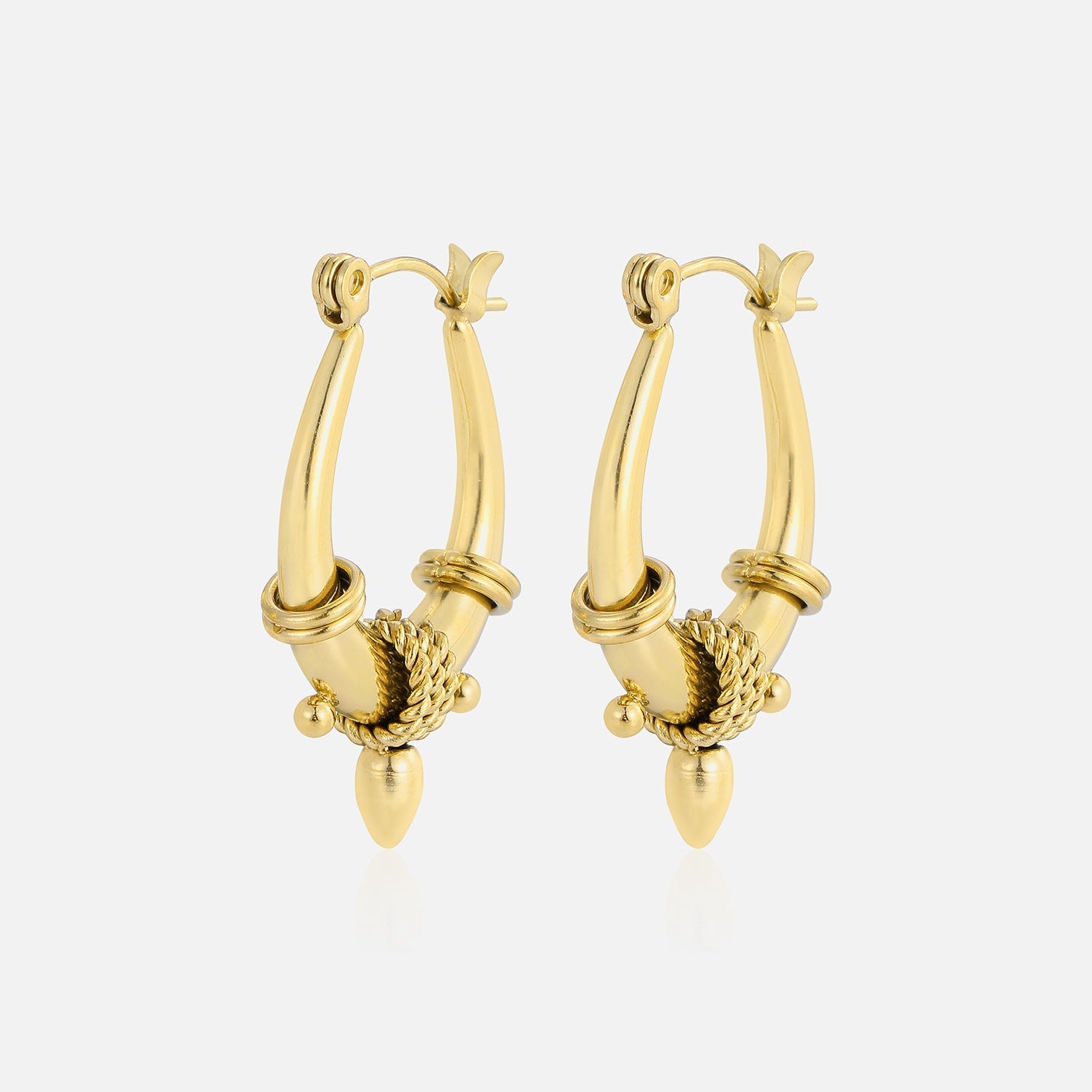 Ibiza sun hoops goud - Desieradenconcurrent.nl