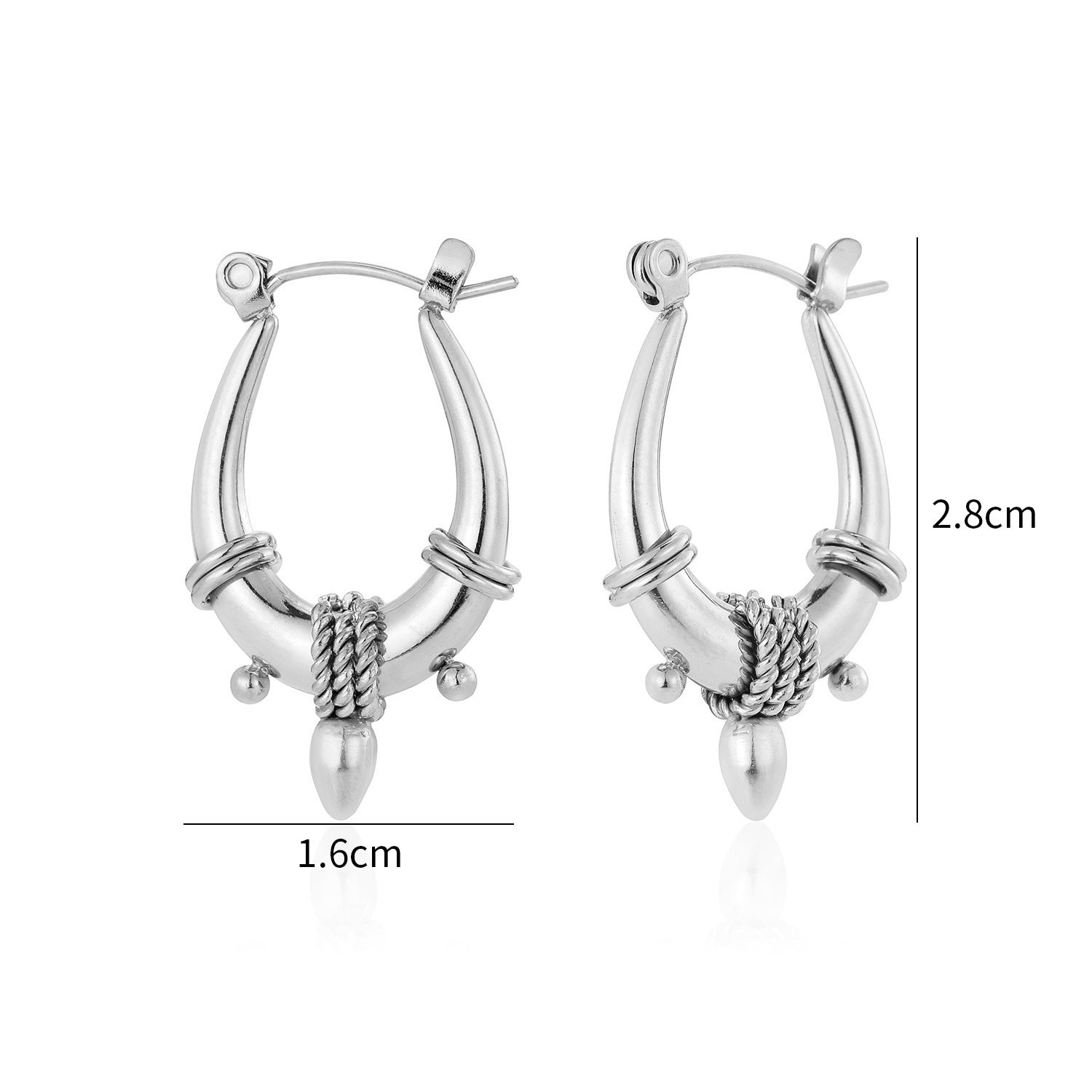 Ibiza sun hoops zilver - Desieradenconcurrent.nl