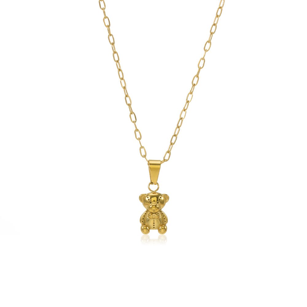 Ketting beertje goud - Desieradenconcurrent.nl