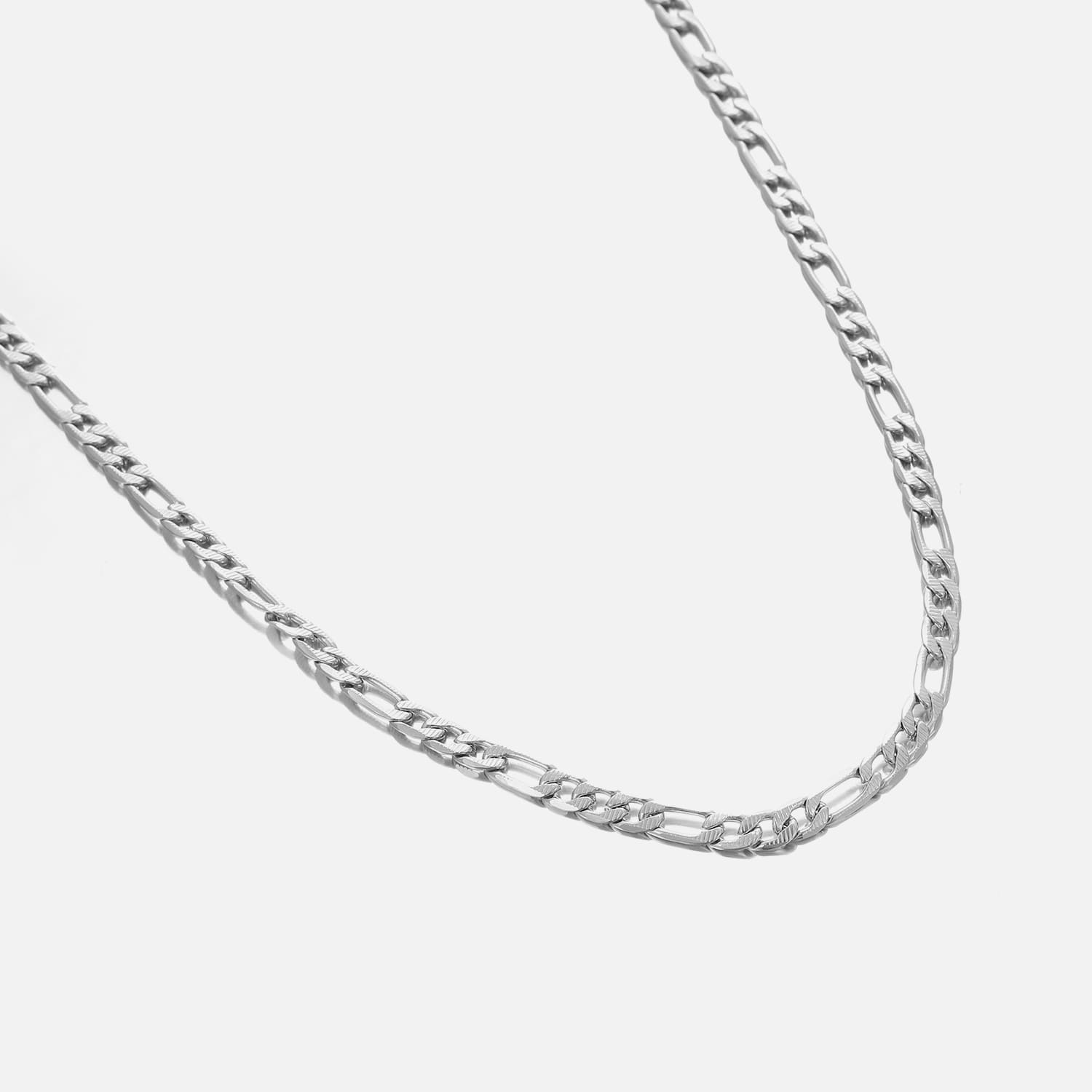 Ketting figaro fancy zilver - Desieradenconcurrent.nl