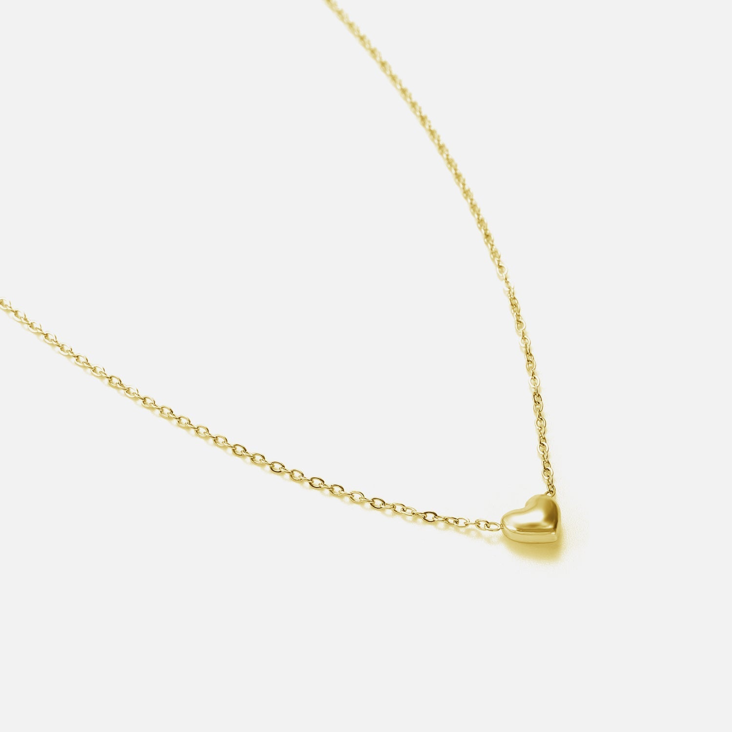 Ketting kleine hart goud - Desieradenconcurrent.nl