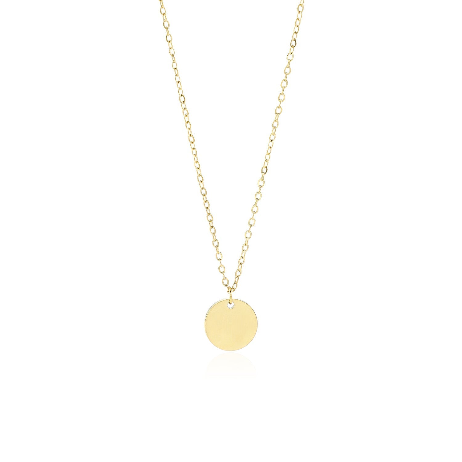 Ketting muntje goud - Desieradenconcurrent.nl