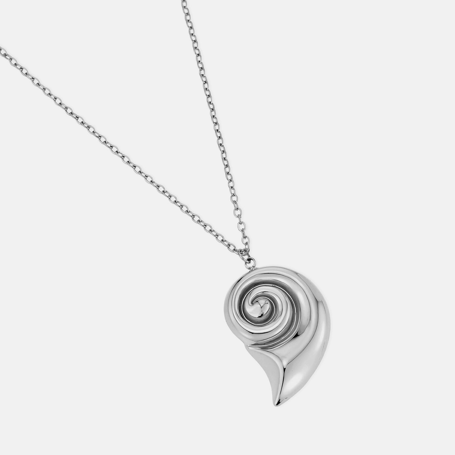 Ketting schelp zilver - Desieradenconcurrent.nl