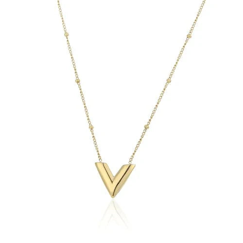 Ketting V goud - Desieradenconcurrent.nl