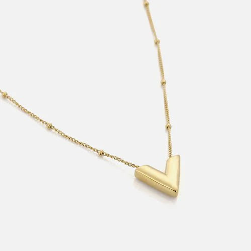 Ketting V goud - Desieradenconcurrent.nl