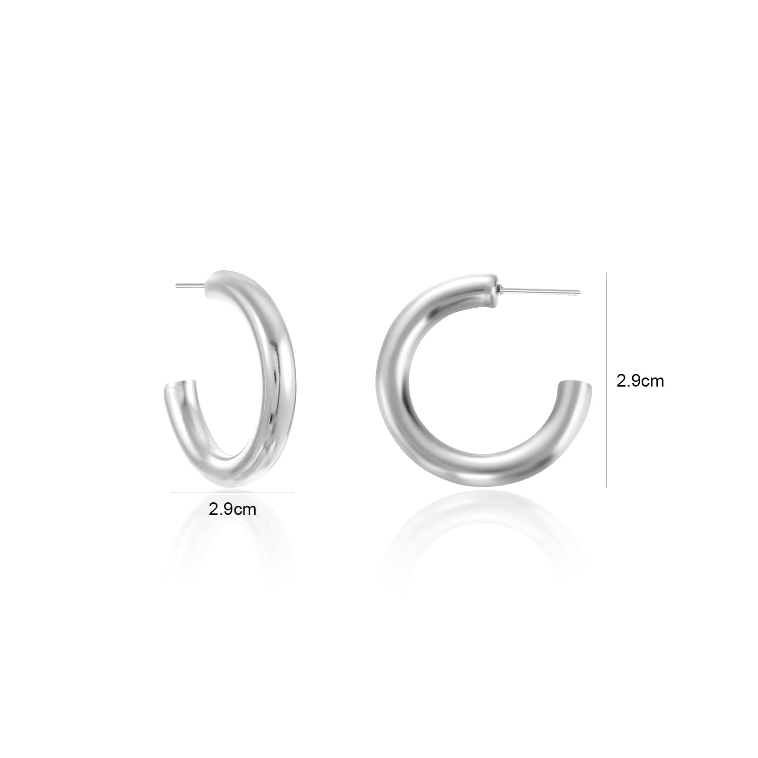 Kleine creolen zilver - Desieradenconcurrent.nl