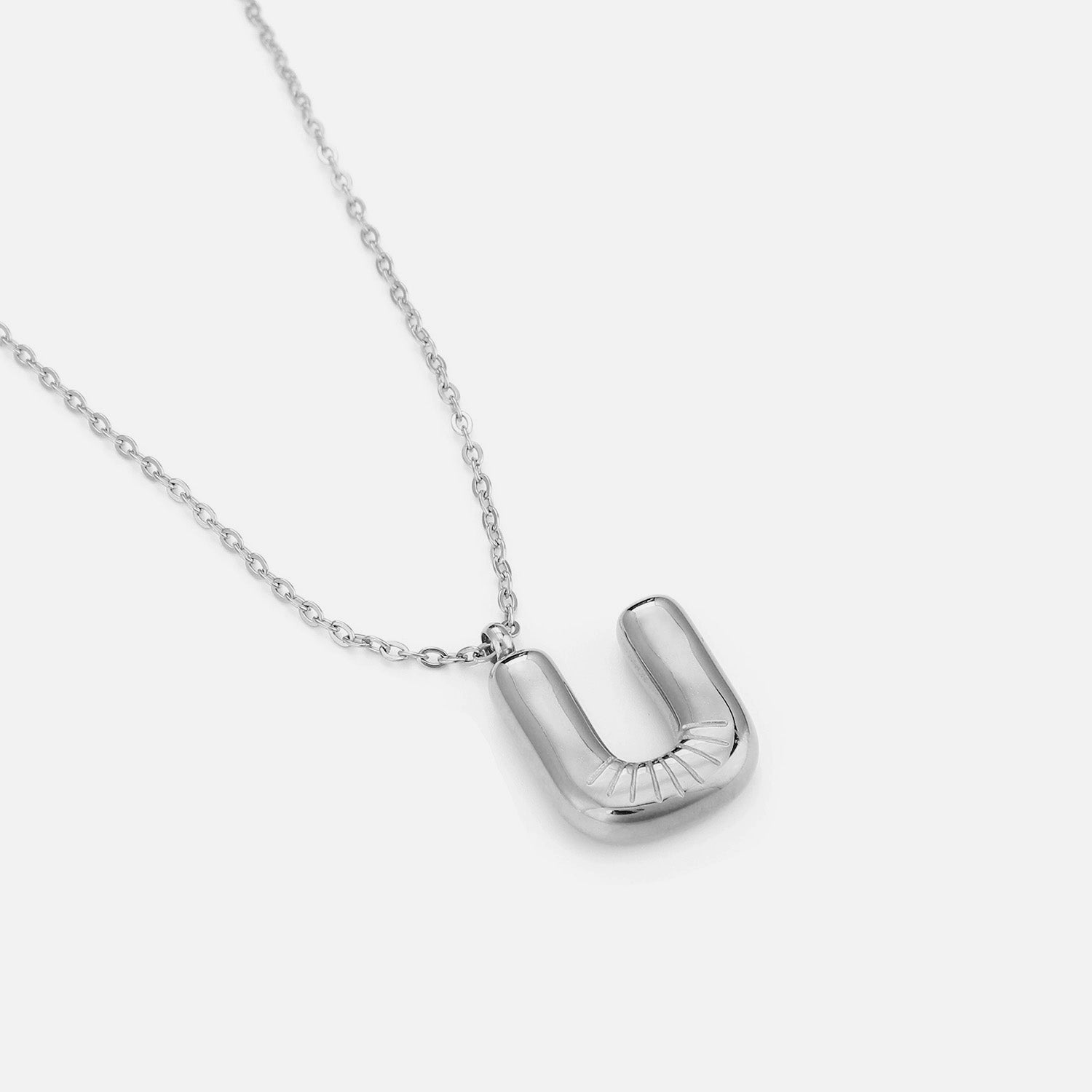 Letterketting zilver Lux - Desieradenconcurrent.nl