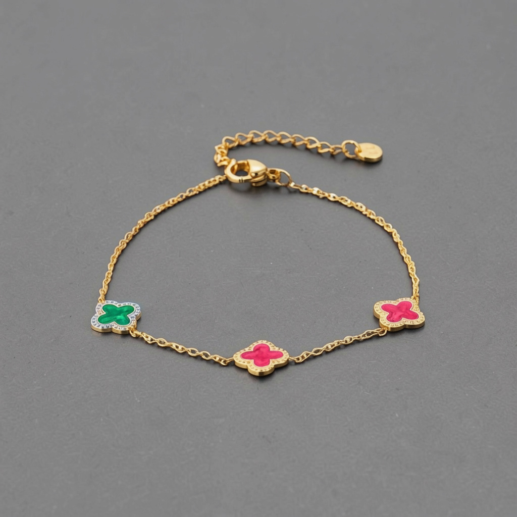 Four-Leaf Clover Bracelet