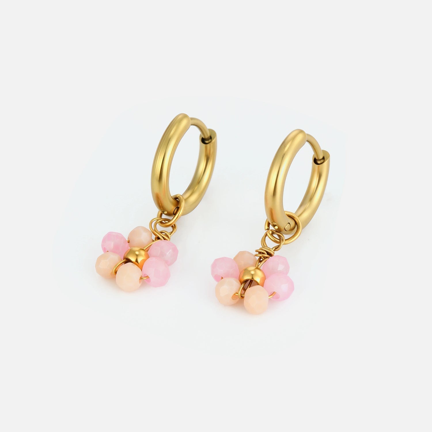 Oorbel fancy flower goud - Desieradenconcurrent.nl