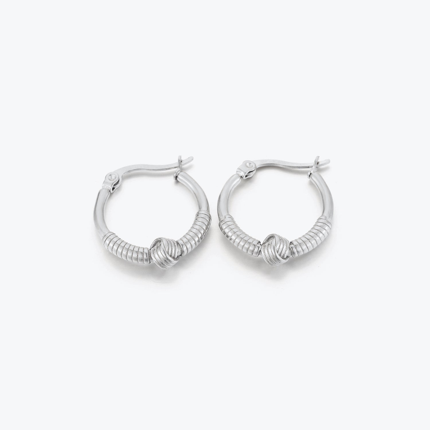 Oorbellen Bali knoop zilver - Desieradenconcurrent.nl