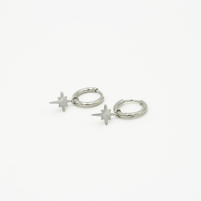 Oorbellen night star zilver - Desieradenconcurrent.nl