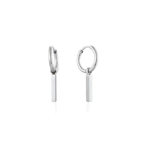 Oorbellen staafje zilver - Desieradenconcurrent.nl